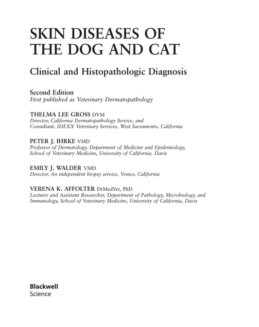 Skin Diseases of Cattle in the Tropics, A Guide to Diagnosis and Treatment