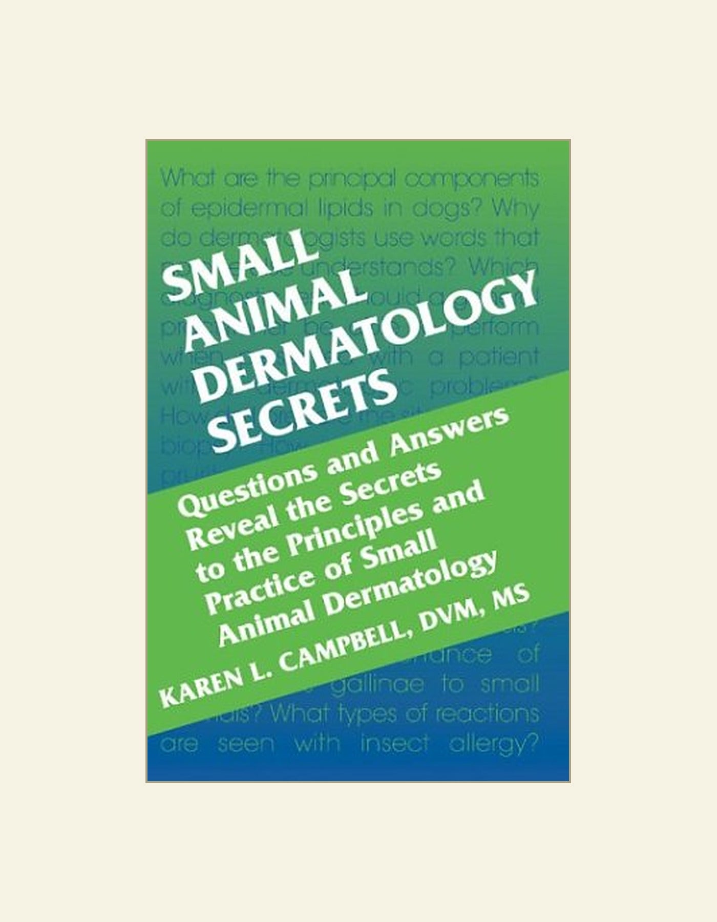 Small Animal Dermatology Secrets — front cover