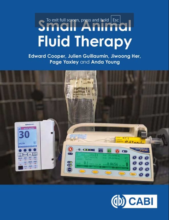 Small Animal Fluid Therapy Edward