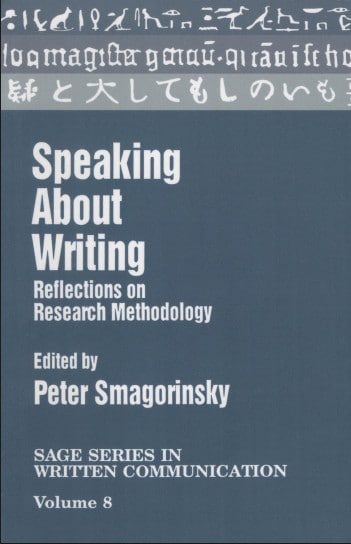 Speaking About Writing Reflections On Research Methodology