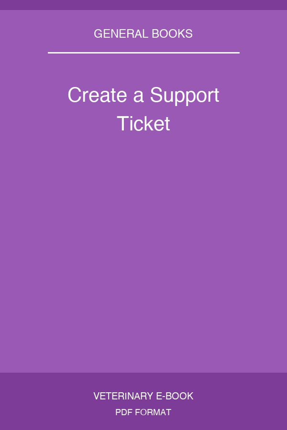 Create a Support Ticket