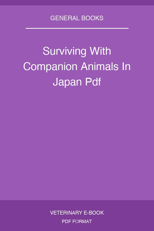Surviving With Companion Animals In Japan Pdf