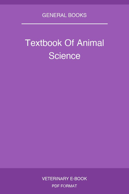 Textbook Of Animal Science