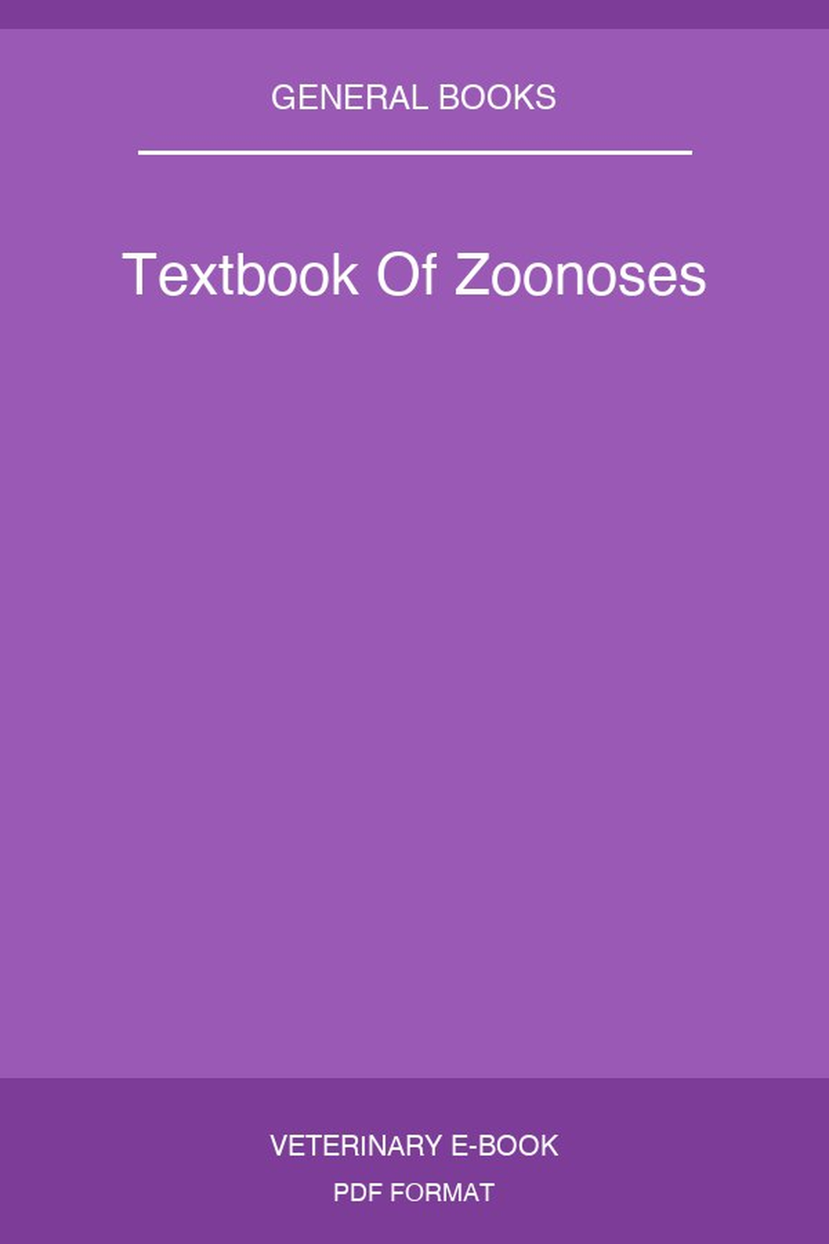Textbook Of Zoonoses