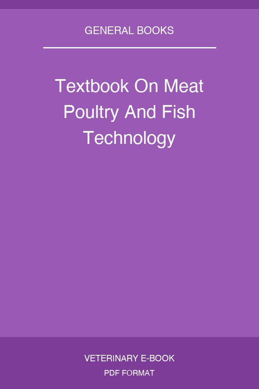 Textbook On Meat Poultry And Fish Technology