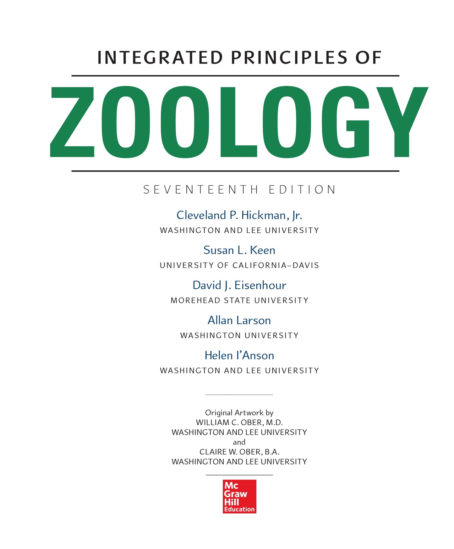The Integrated Principles Zoology 7Th Edition