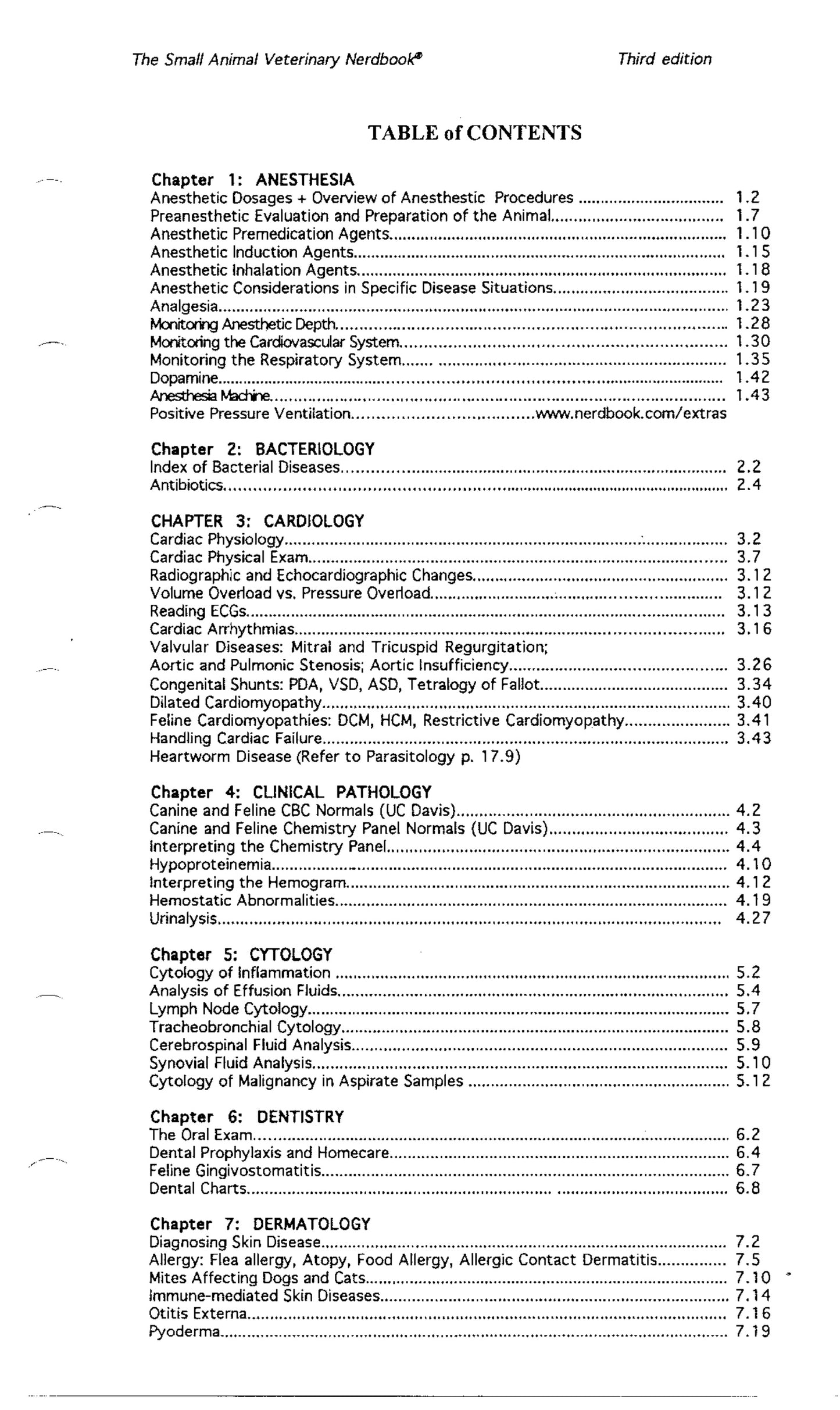 The Small Animal Veterinary Nerdbook