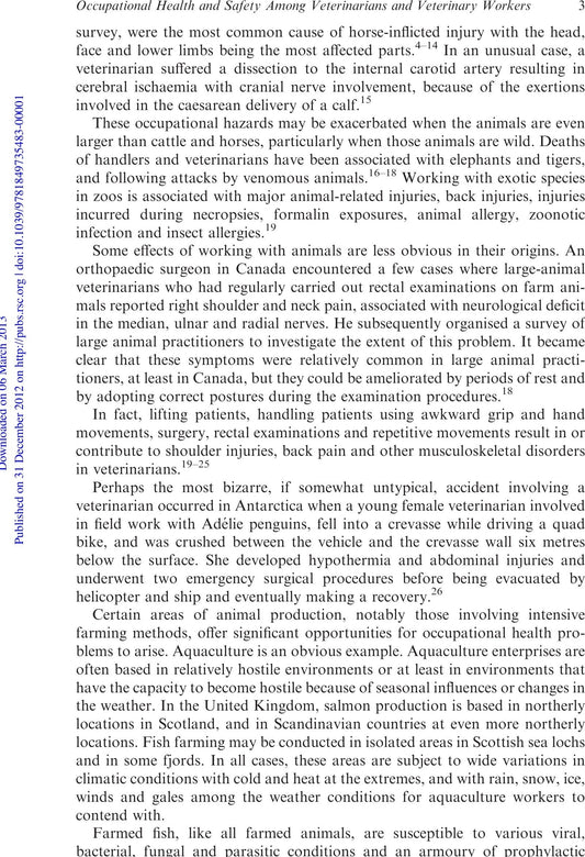 Toxicological Effects Of Veterinary Medicinal Products In Humans Volume 1 2