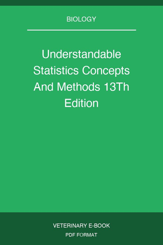 Understandable Statistics Concepts And Methods 13Th Edition