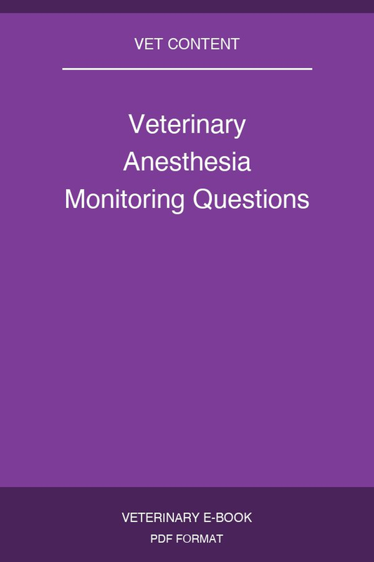 Veterinary Anesthesia Monitoring Questions
