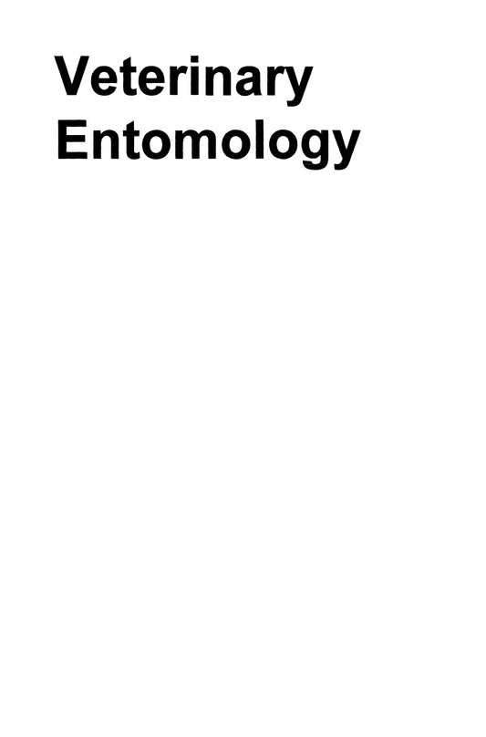 Veterinary Entomology, Arthropod Ectoparasites of Veterinary Importance