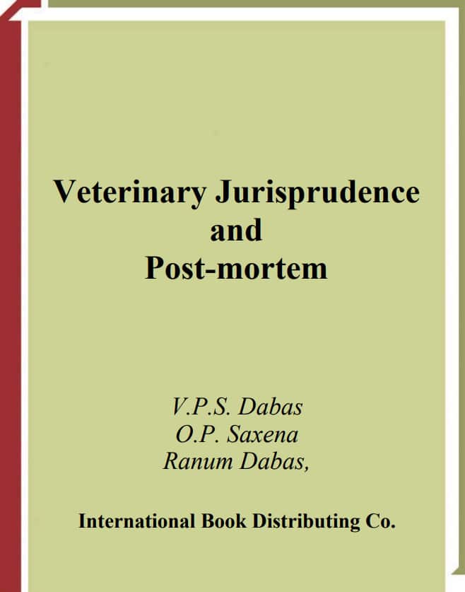Veterinary Jurisprudence and Post-mortem