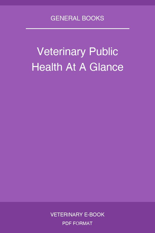 Veterinary Public Health At A Glance
